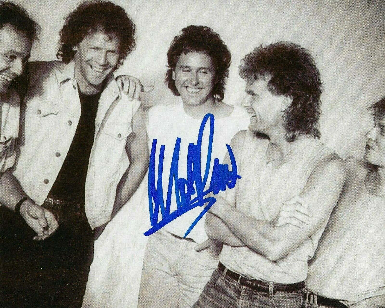 GFA Loverboy Working For the Weekend * MIKE RENO * Signed 8x10 Photo Poster painting PROOF COA