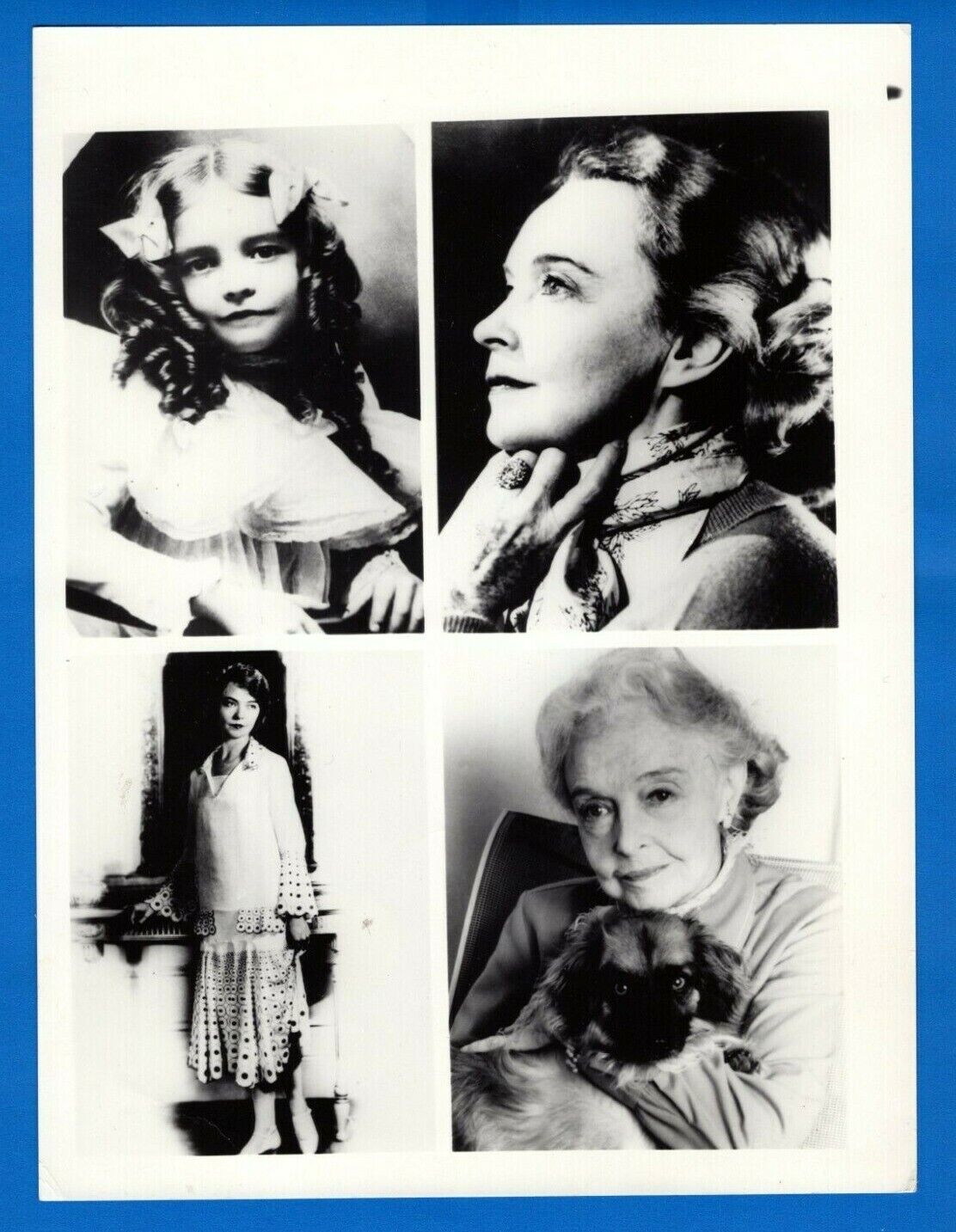 LILLIAN GISH Actress Vintage 7x9 Promo Press News Photo Poster painting 1970's