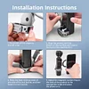 Magnetic Teleprompter Holder For DJI Osmo Pocket 3, Magsafe Expansion Frame For Easy Installation And Shooting