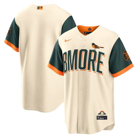 Youth Baltimore Orioles Nike Natural 2026 City Connect Stadium Jersey TLVS