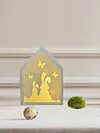 Silicone Bunny Atmosphere Lamp DIY Mold for Easter Home Decoration (5-Piece Set)