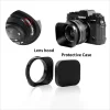 [All-Aluminum Alloy Lens Hood] Universal Adaptable Square Lens Hood Kit for Different Lens Diameters