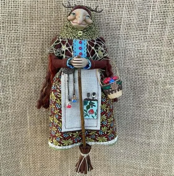 Handmade Kitchen Witch Doll