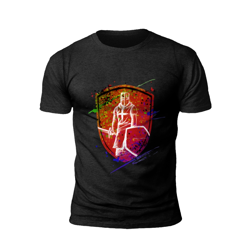 Colorful Knight: Shield of Valor T-shirt
