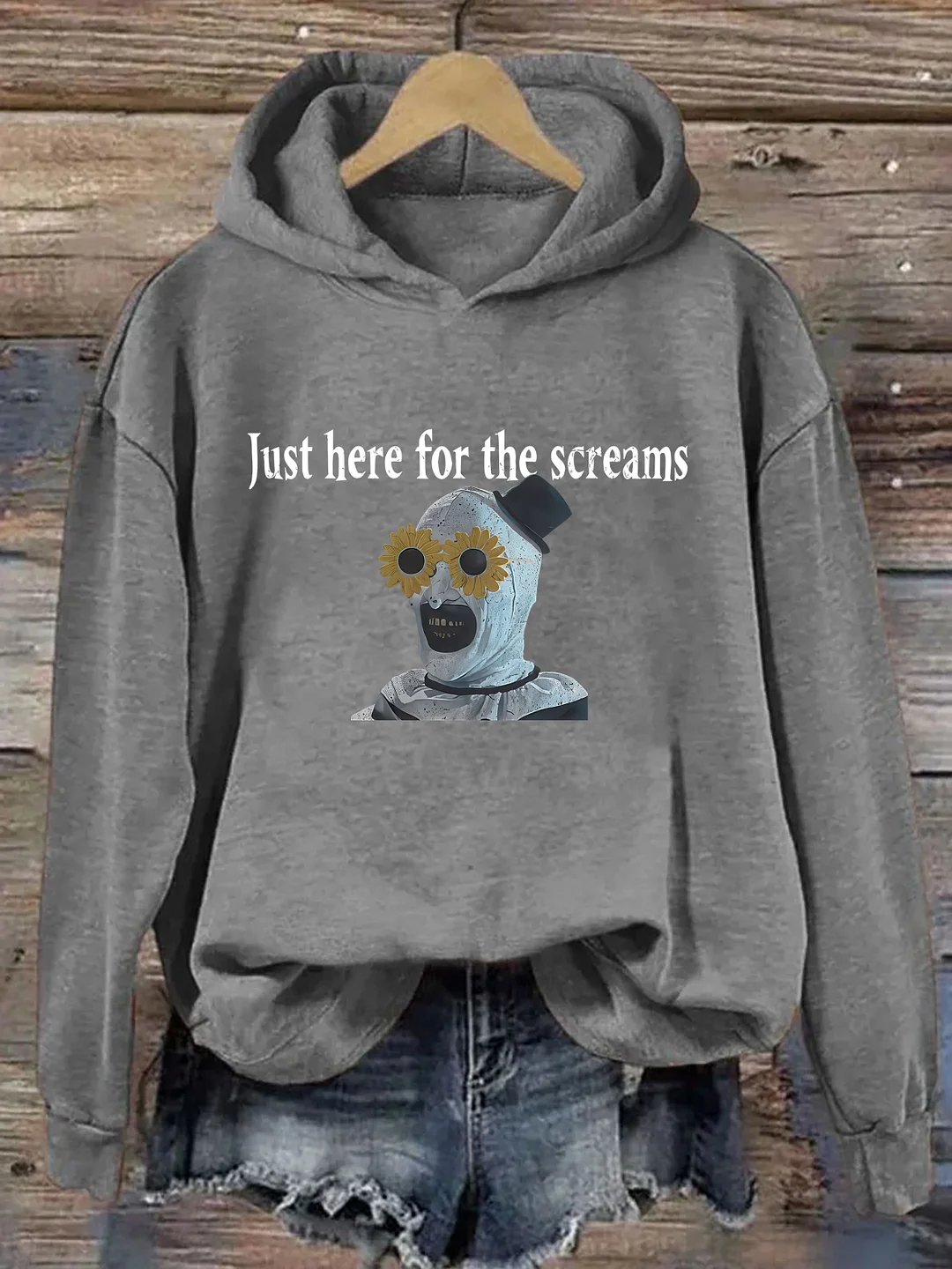 Just Here For The Screams Hoodie