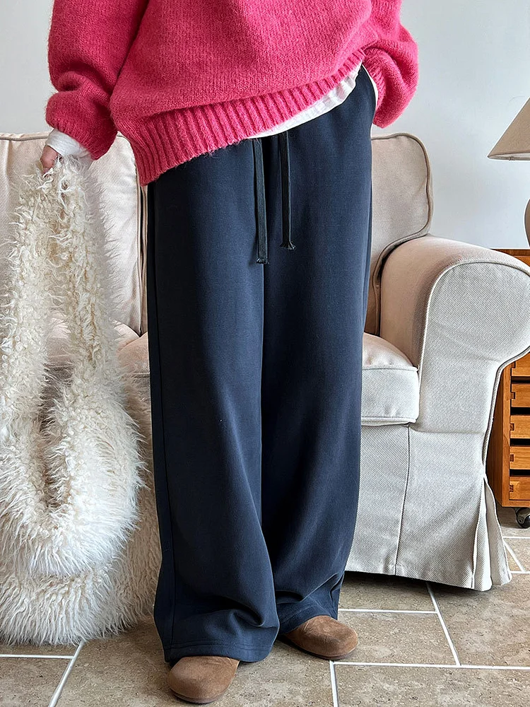 Casual Thickened Drawstring Sweatpants