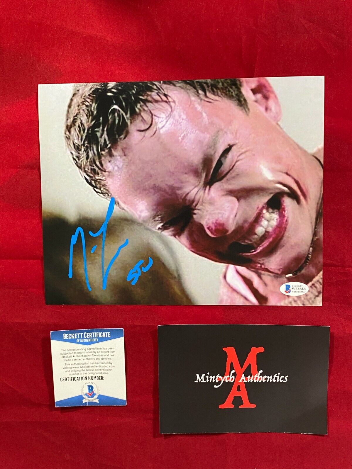 MATTHEW LILLARD AUTOGRAPHED SIGNED 8x10 Photo Poster painting! SCREAM! BECKETT COA! HORROR!