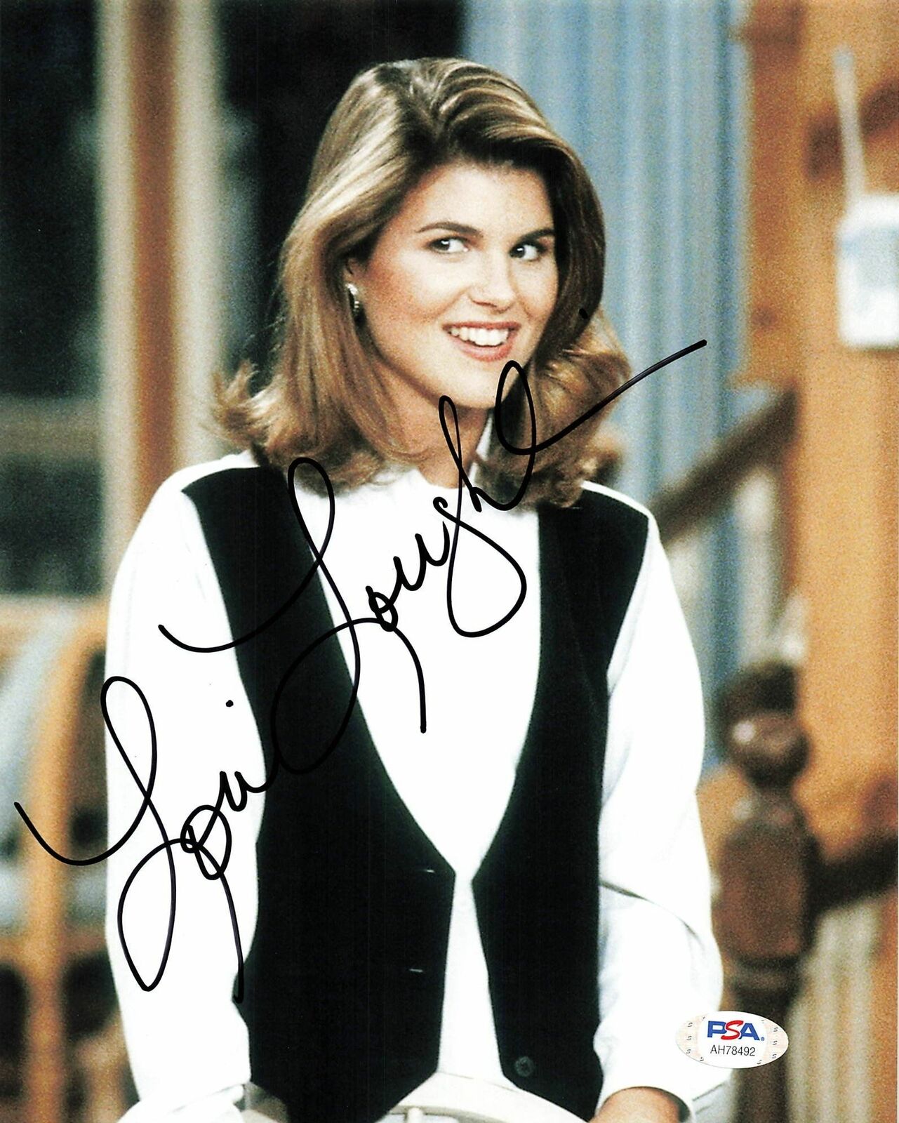 Lori Loughlin Signed 8x10 Photo Poster painting PSA/DNA Autographed