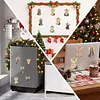 10PCS DIY Pearl Diamond Painting Christmas Fridge Magnets, Sparkling Rhinestone Refrigerator Magnet Craft Kit for Home Decor & Gifts