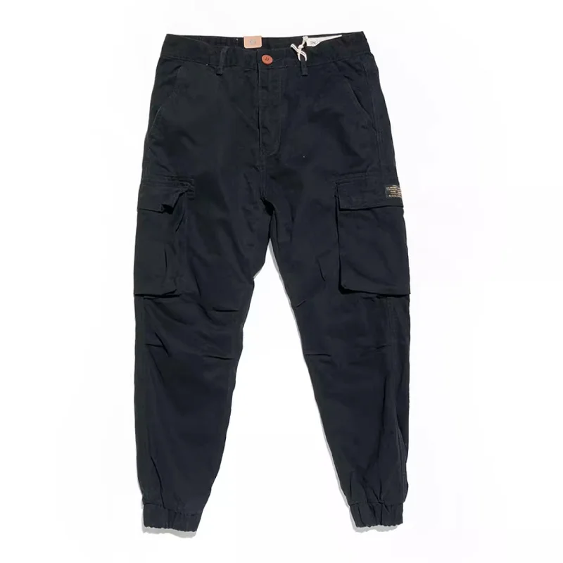 Vintage Washed Cargo Casual Pants