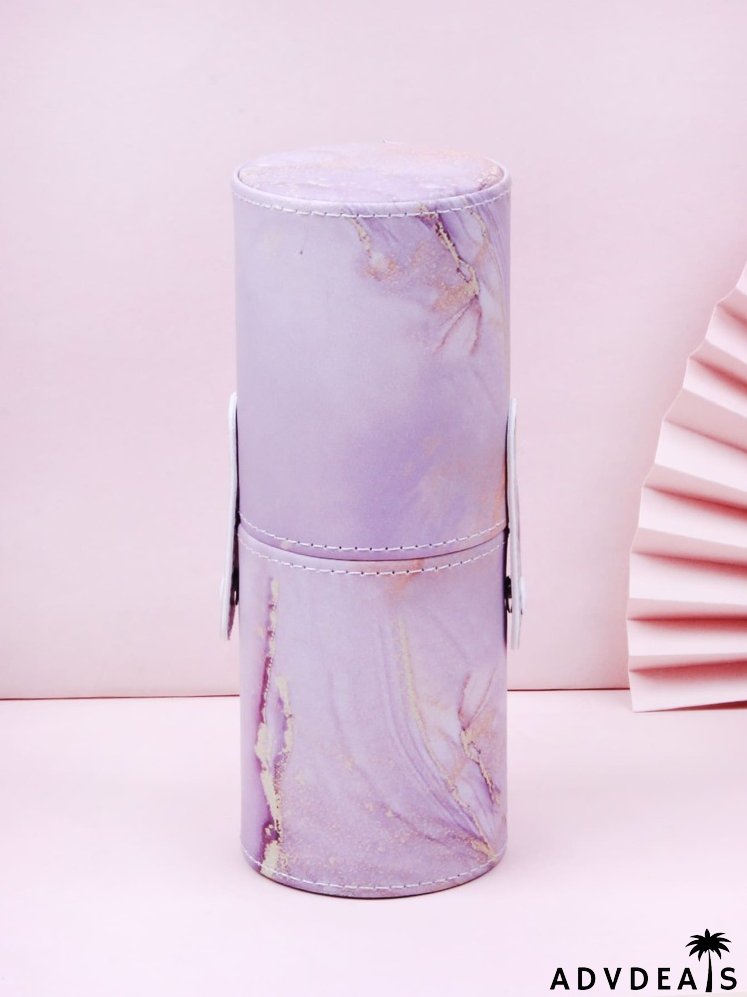 Abstract Fluid Pattern Makeup Brush Storage Box