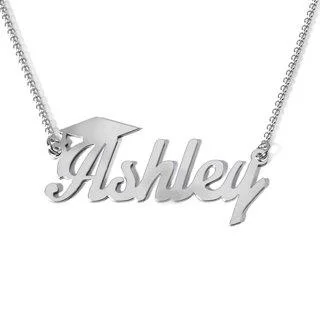Graduation Name Necklace Personalized Name Necklace