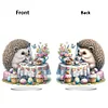 Acrylic Easter Afternoon Tea Hedgehog - 5D DIY Craft Ornament