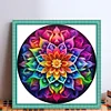 (US Only)Full Embroidery cotton Thread 11CT Printed Mandala Cross Stitch Kit 40x40cm