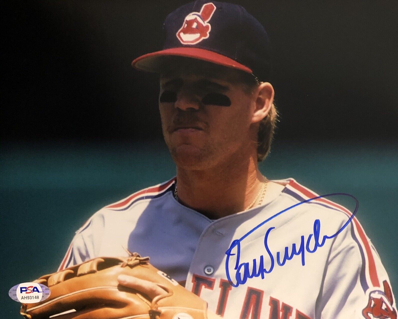 Cory Snyder Signed Autographed Cleveland Indians 8x10 Photo Poster painting Psa/Dna