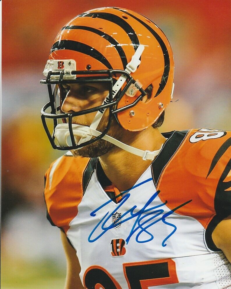 TYLER EIFERT SIGNED CINCINNATI BENGALS FOOTBALL 8x10 Photo Poster painting #2 NFL AUTOGRAPH