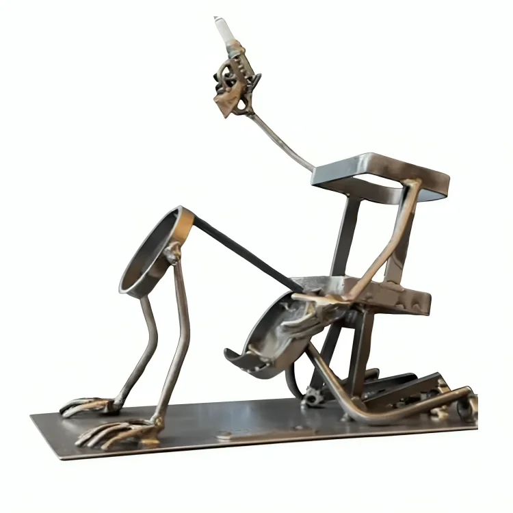  🍾Limited-time flash sale, 50% off 🍾Funny Metal Skull Skeleton Bar Decor 