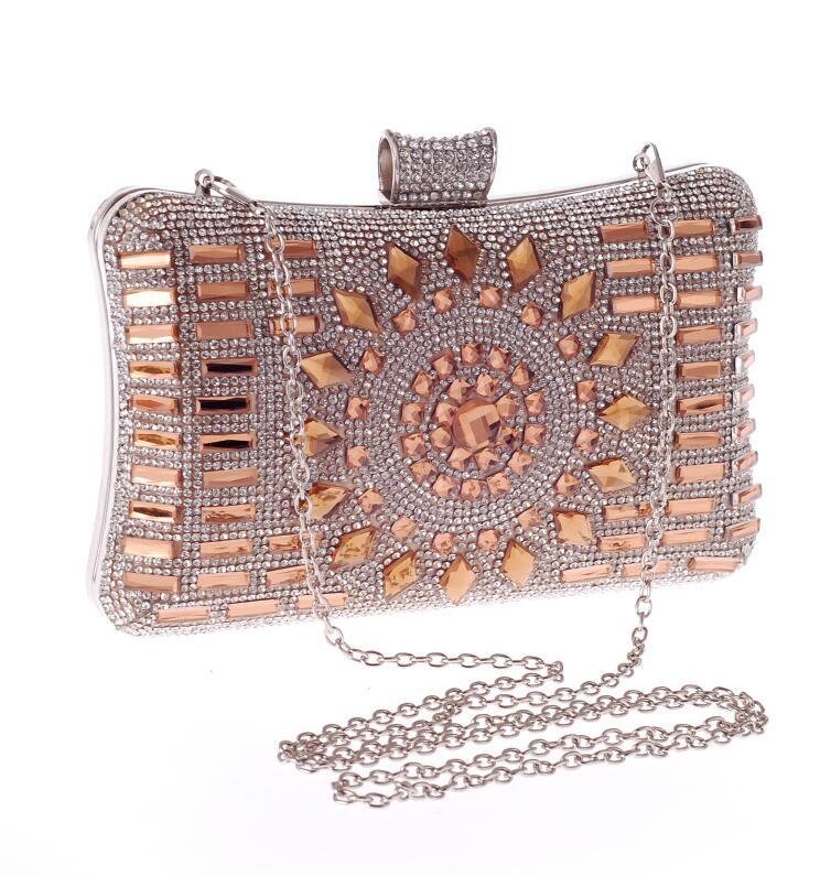 Clutch Chain Bolsas Femininas Purse Lady Evening bag-VESSFUL