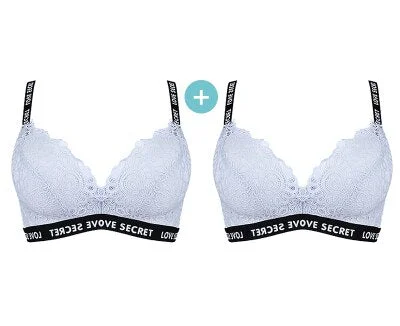 Sexy lace bra push-up bra women's underwear bra 3/4 cup bra fashion underwear soft letter suspenders