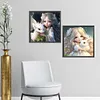 2pcs Diamond Painting -DIY Round Drill Fairy and Dragon