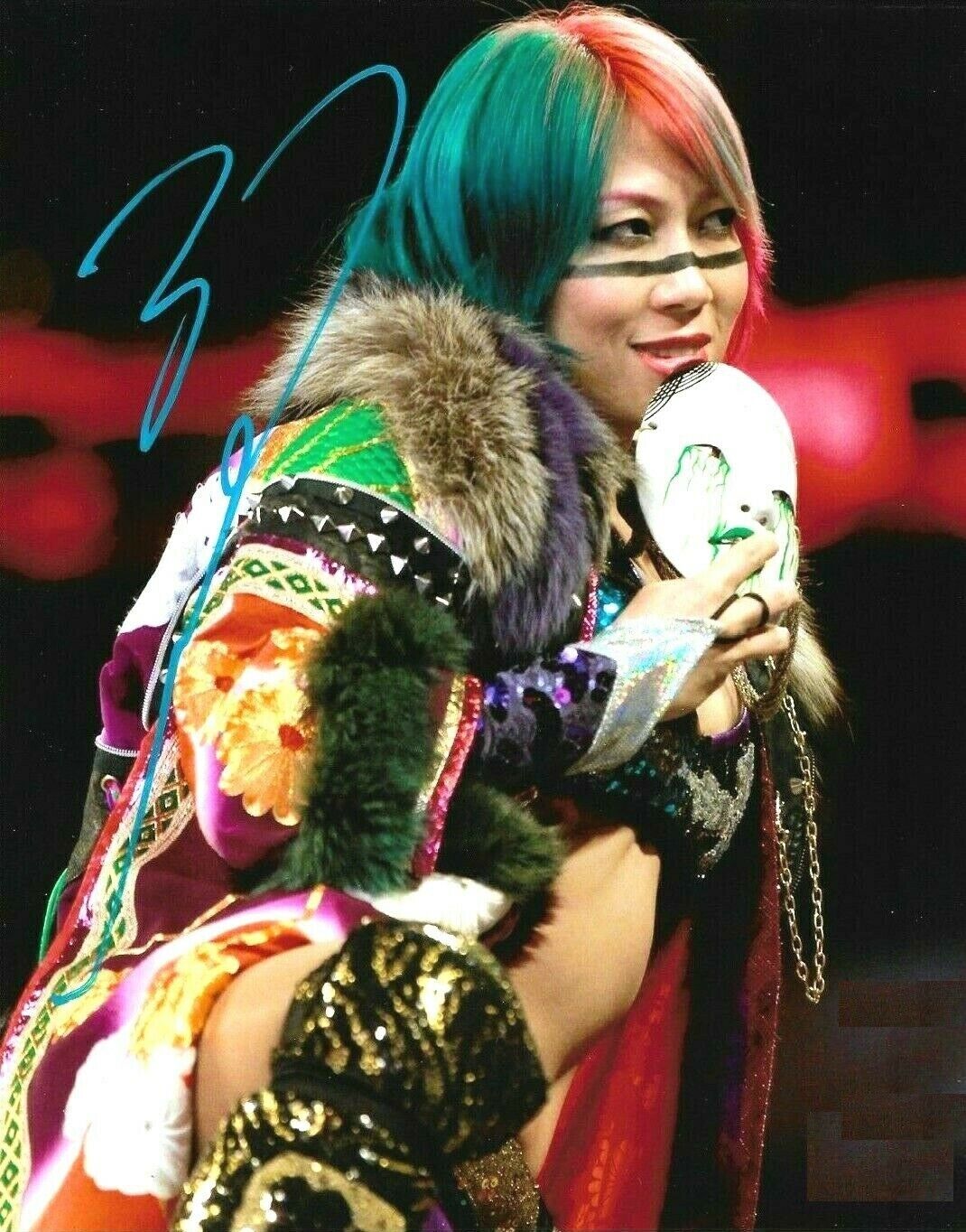 Asuka Autographed Signed 8x10 Photo Poster painting ( WWE WWF ) REPRINT