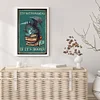Pterosaur Reading A Book-Full Embroidery 3 Strands 11CT Stamped Cross Stitch-40*58CM