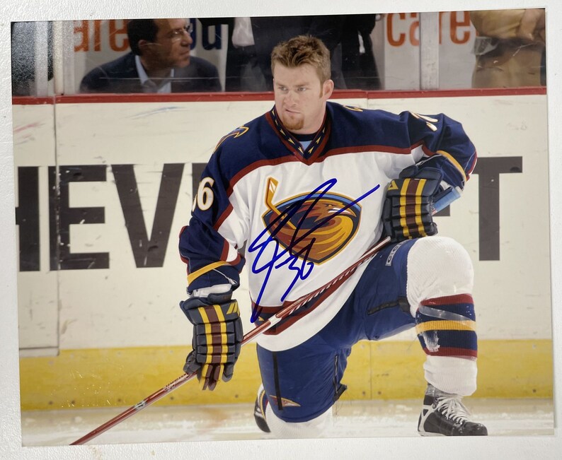 Eric Boulton Signed Autographed Glossy 8x10 Photo Poster painting Atlanta Thrashers - COA Matching Holograms