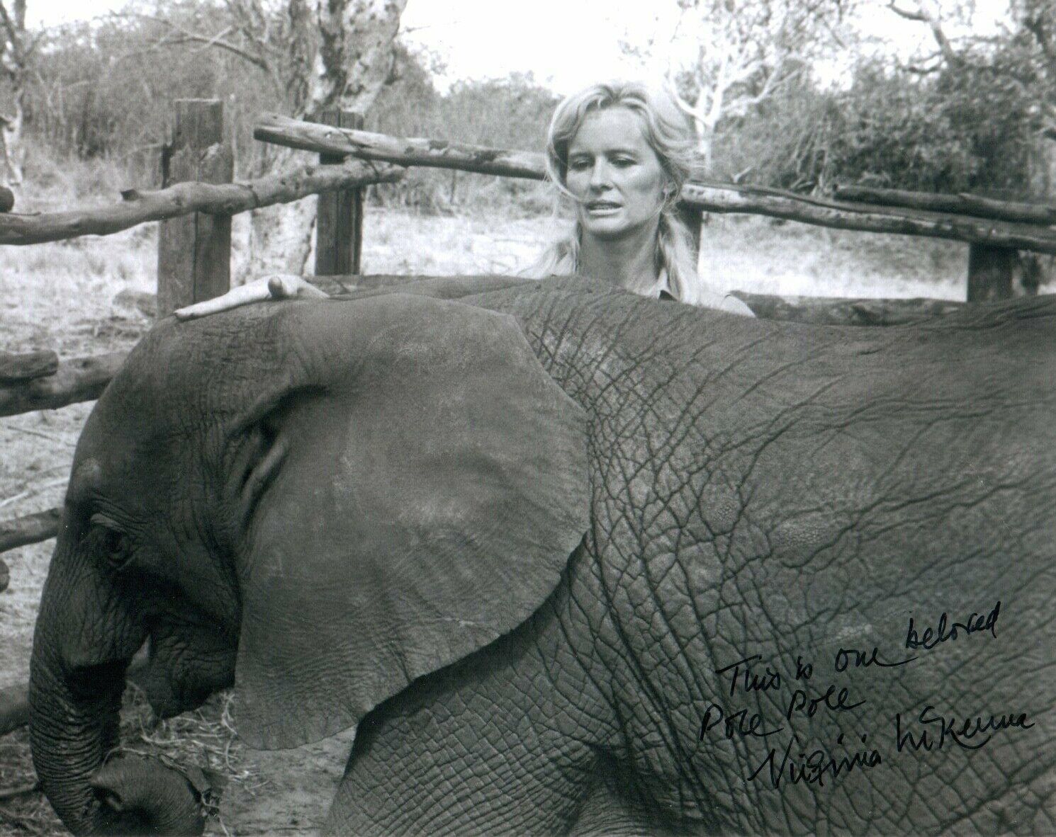 Virginia McKenna Signed 10 by 8 inches Genuine Signature Photo Poster painting Autograph