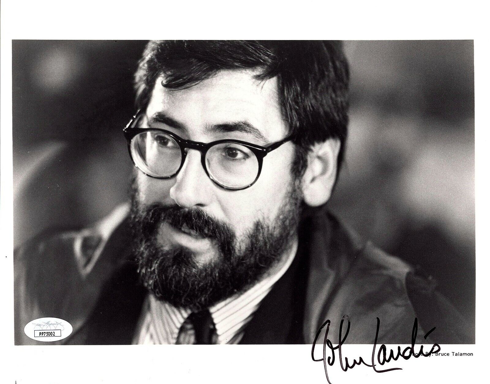 JOHN LANDIS Autograph Hand SIGNED 8x10 Photo Poster painting ANIMAL HOUSE DIRECTOR JSA CERTIFIED