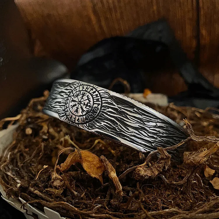 Coutureaura Vegvisir Bangle Open Bracelet