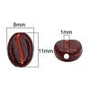 30PCS Nostalgic Coffee Beans DIY Acrylic Beads