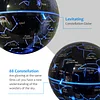 Magnetic Levitation Floating Globe Light with Unique Constellation Ball Levitating Bedside Creative LED Table Lamp with UFO Base for Office Bedroom Home Decor