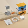 KUXIU 3-Point Power Creative 3-in-1 MagSafe Charging Stand - Gray