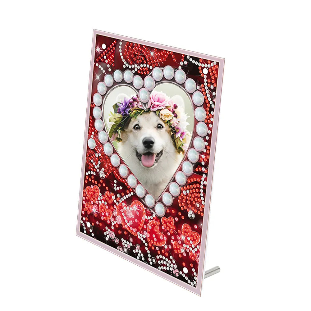 Special Shape Love Table Top Diamond Painting Frame Kits for Beginners