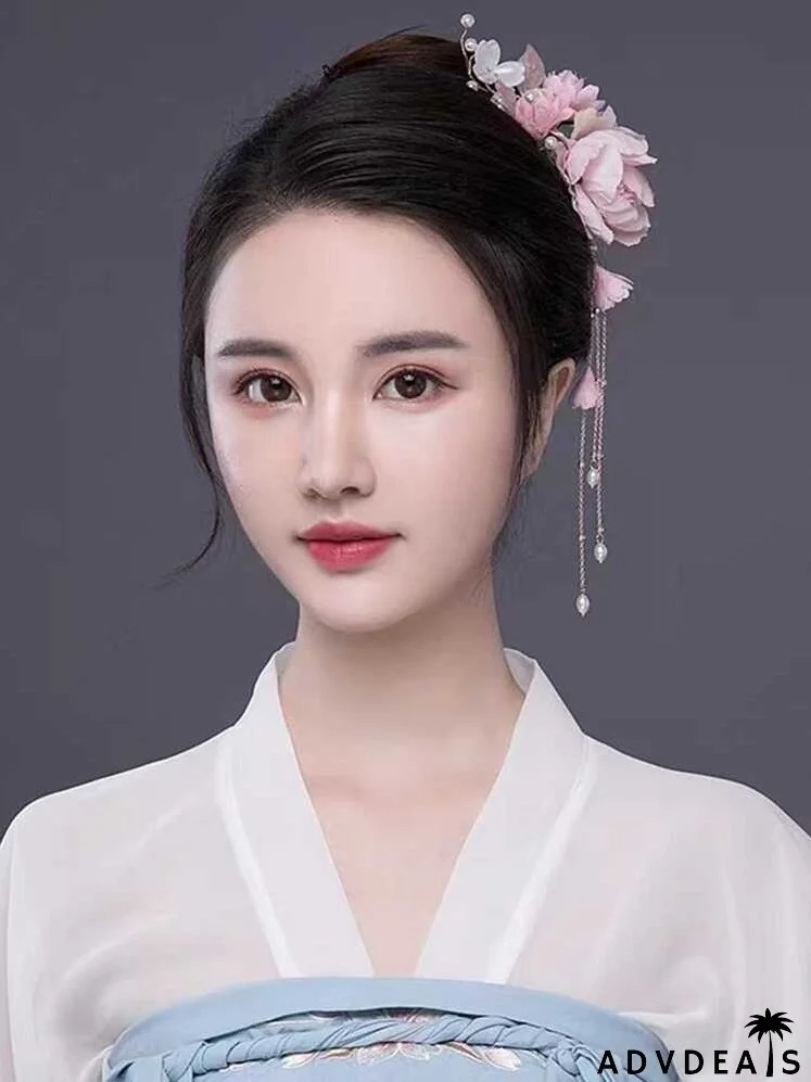 Flower Decor Hair Clip