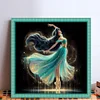 (Stamped/Counted) Ballet Jasmine Silhouette-11CT Cross Stitch 40*40cm