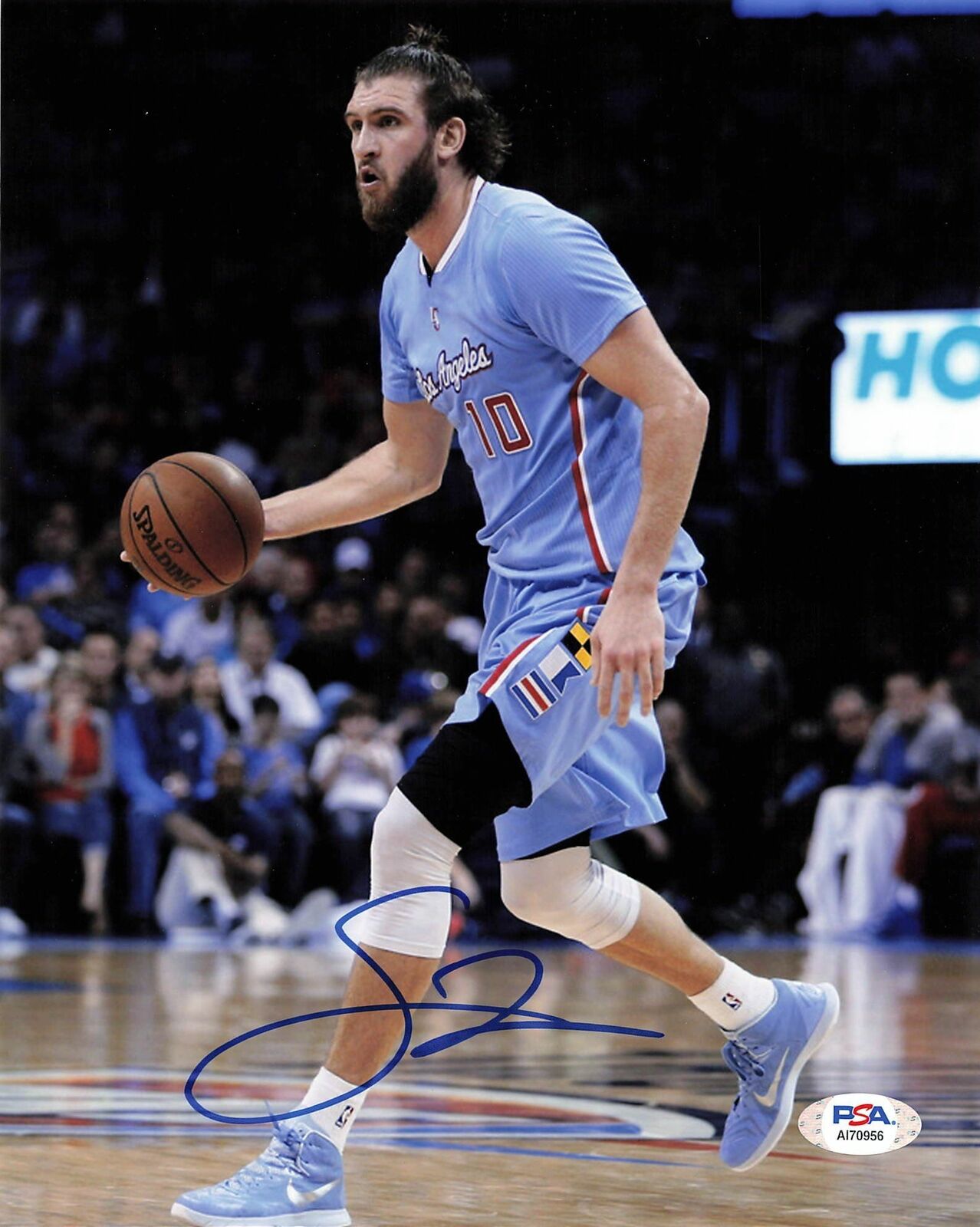 Spencer Hawes signed 8x10 Photo Poster painting PSA/DNA Los Angeles Clippers Autographed