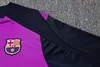 Joyfball 2025/2026 Barcelona Half-Pull Training Suit Purple Football Shirt 1:1 Thai Quality