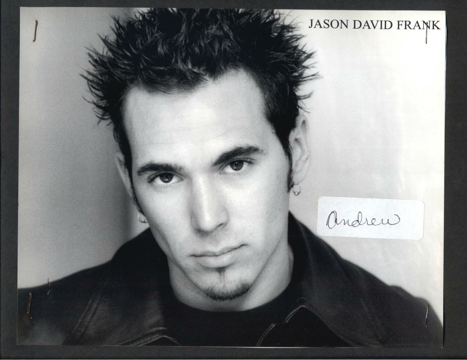 Jason David Frank - 8x10 Headshot Photo Poster painting w/ Resume - Mighty Morphin Power Rangers