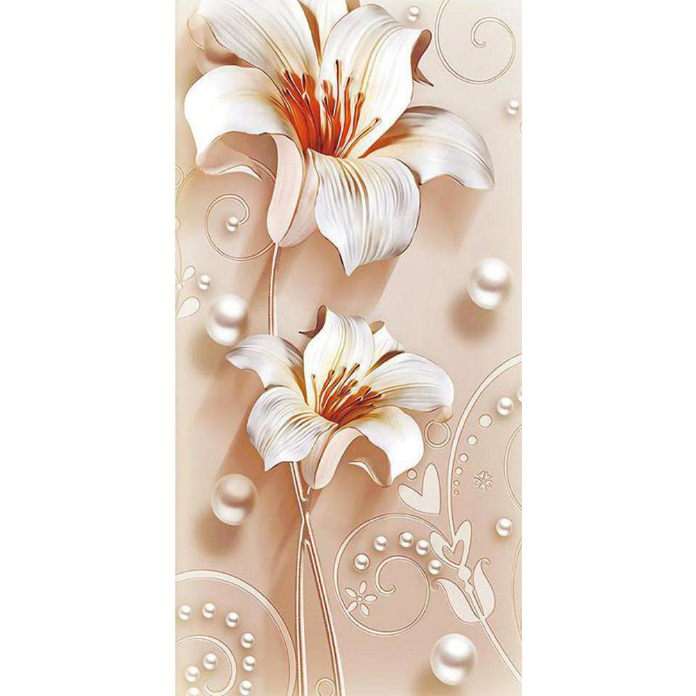 30*60CM - Special Shaped Diamond Painting - White Flowers, 501 Original
30*60CM - Special Shaped Diamond Painting - White Flowers, 501 Original