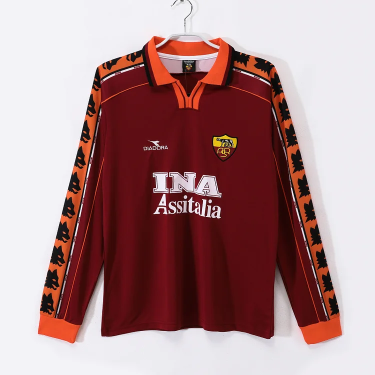 1998/99 Roma Home Long Sleeve Shirt