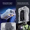 COB+SMD LED Outdoor Mini Flashlight Rotatable Power Display Hat Clip Work Light