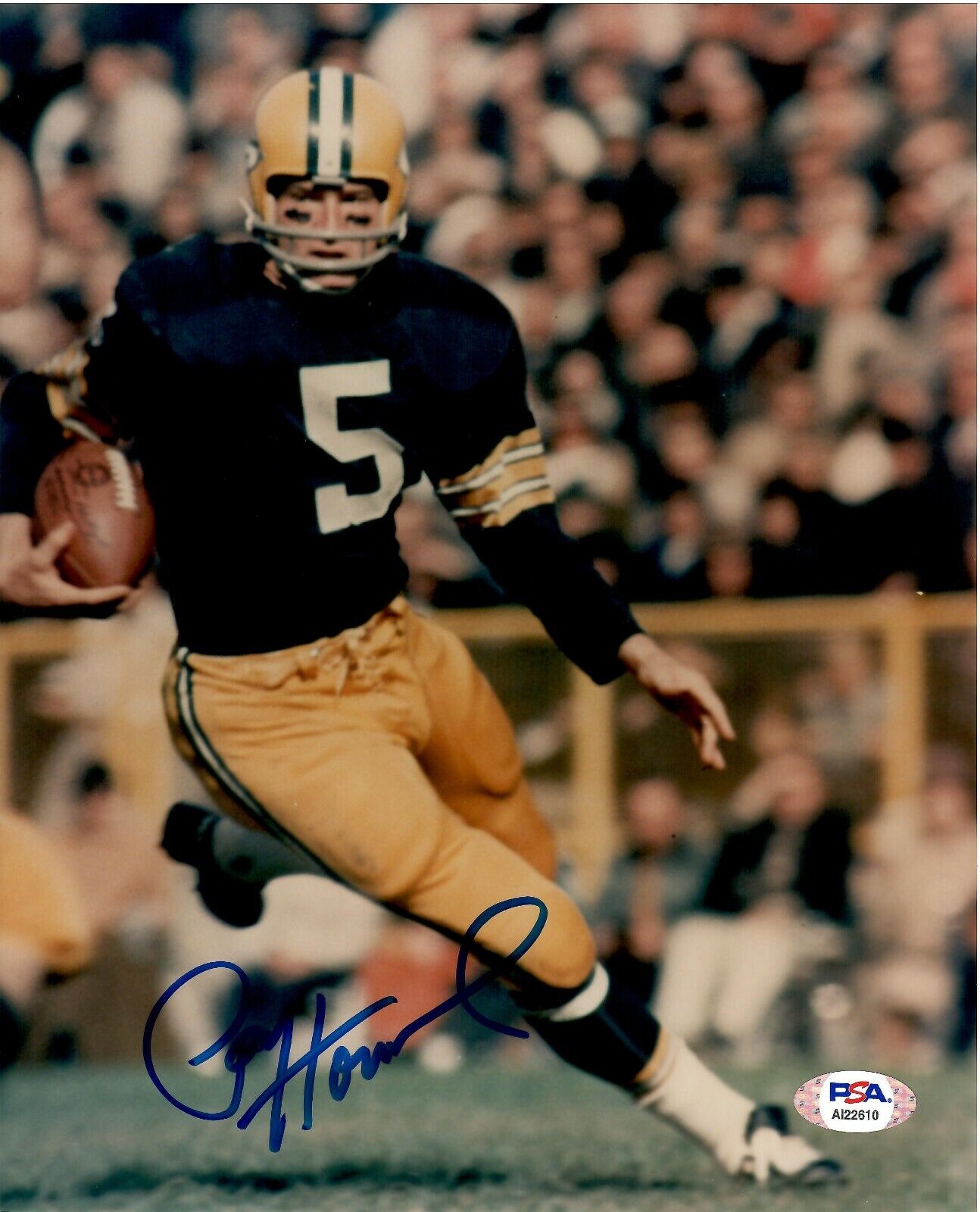 Paul Hornung autographed signed 8x10 Photo Poster painting NFL Green Bay Packers PSA