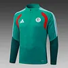 Joyfball 2026/2027 Algeria Half-Pull Training Suit Green Jersey