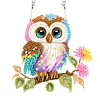 uk.everydayedeals DIY Diamond Painting Mini Size Hanging Ornament - Owl