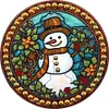 Diamond Painting-DIY Crystal Rhinestone Xmas Snowman