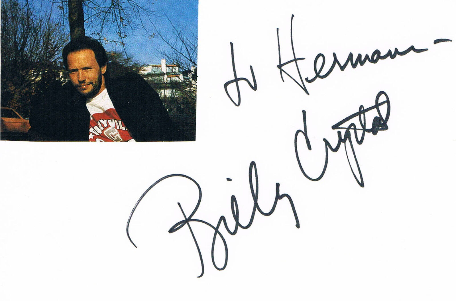 Billy Crystal genuine autograph signed 4x6