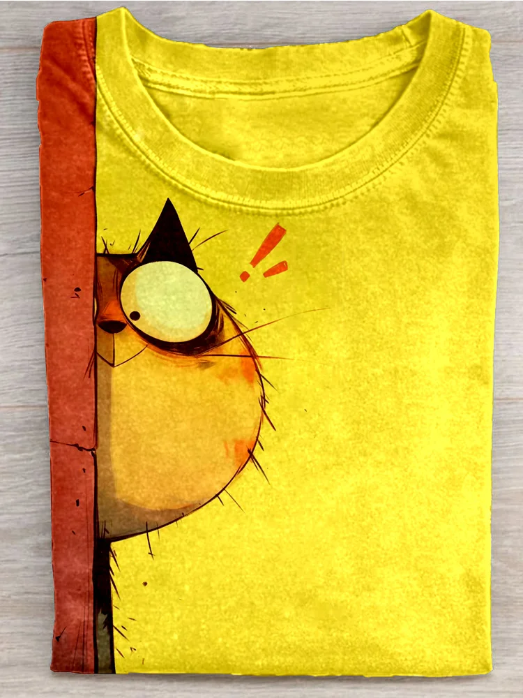 Eagerlys  Cat T-shirt Eagerlys