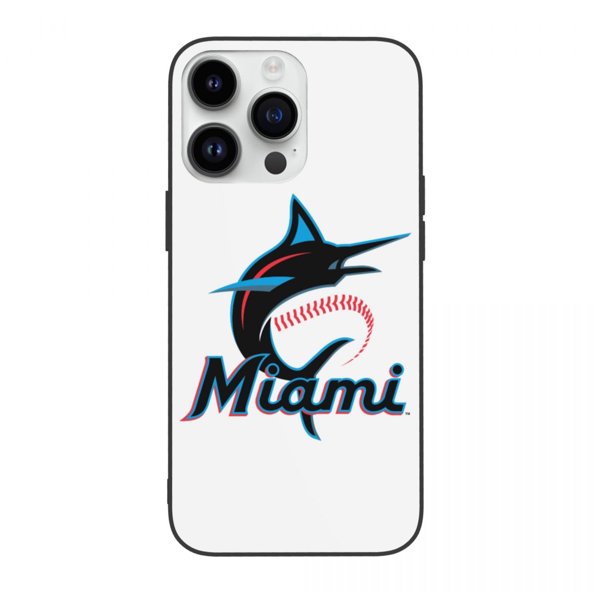 Miami Marlins Team Logo 14 iPhone Case