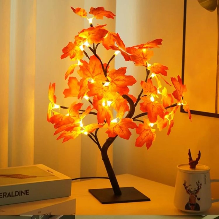 Autumn Maple Leaves LED Lamp - Appledas